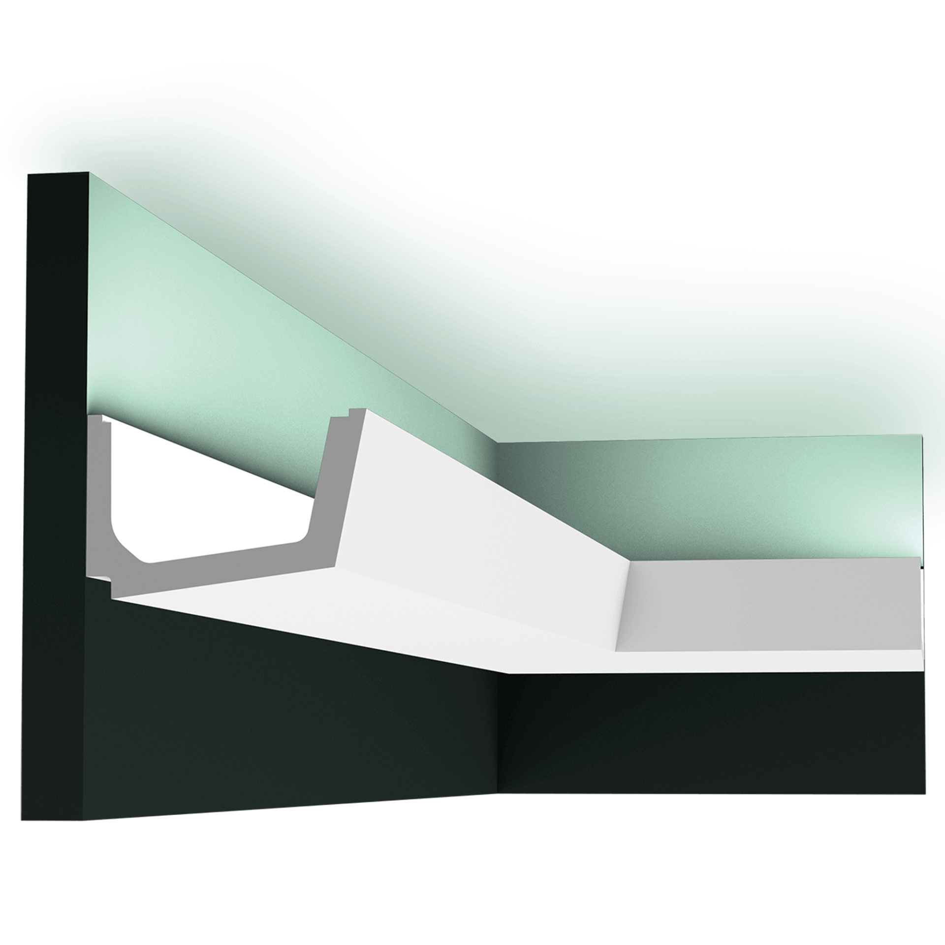 c357 uplighter e852 This profile integrates indirect lighting in your interior in a contemporary and minimalist fashion. Designed by Jacques Vergracht. Installation remark: It is necessary to screw this profile on the wall.