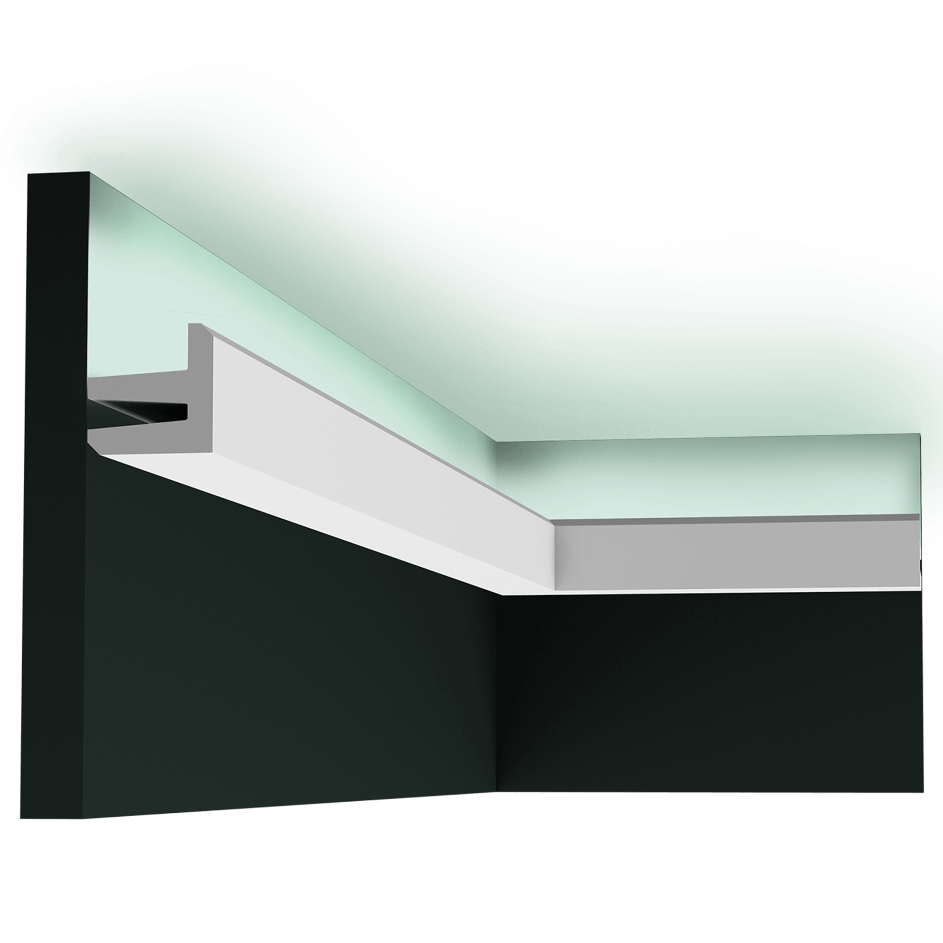 c380 uplighter 7c61 This modern profile allows you to effortlessly integrate indirect LED lighting into your interior. Combine it with the other L3 profiles (C381, C382, C383) for an interplay of light and shadow. Designed by Orio Tonini.