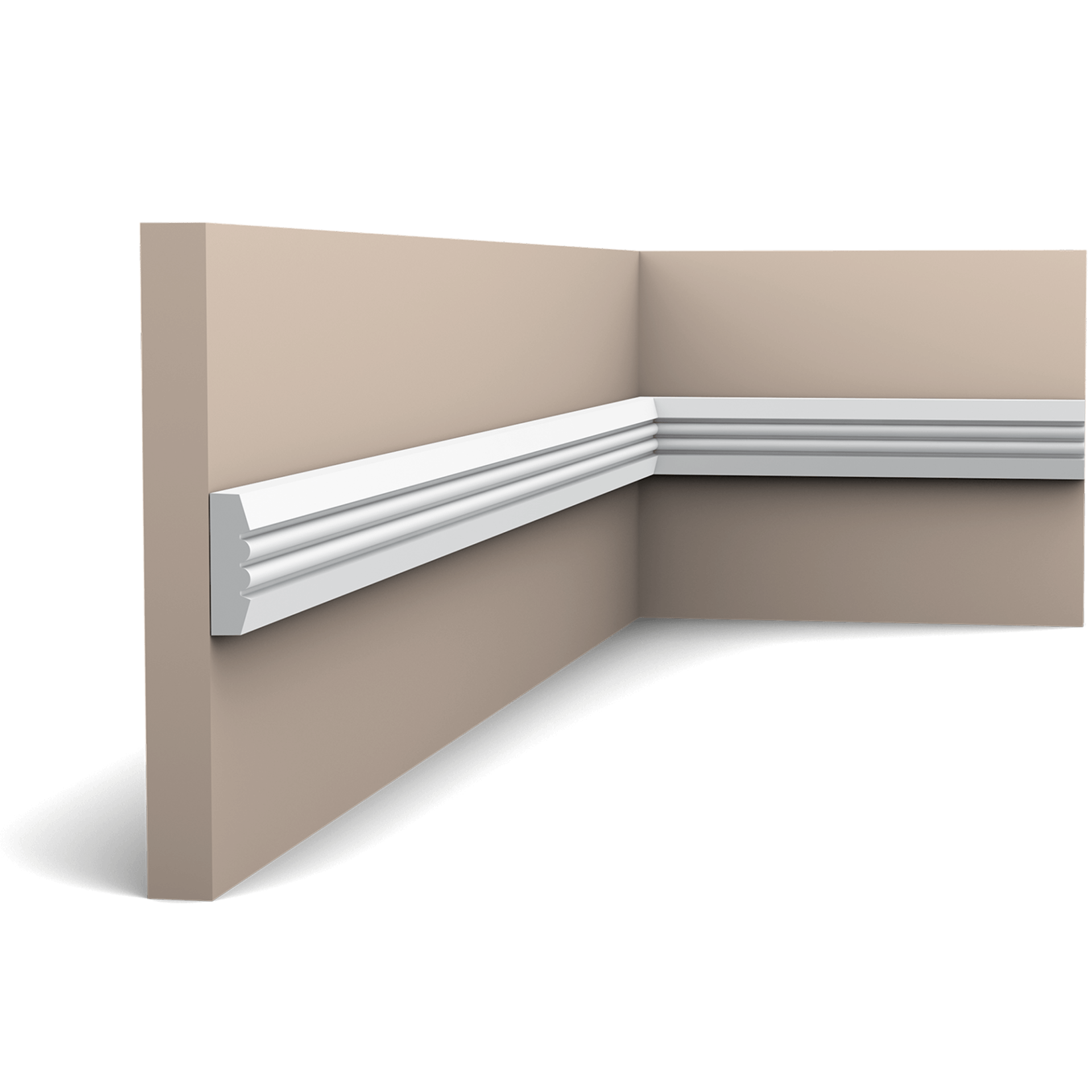 p5021 panel moulding 1992 Simple, flat panel moulding with a linear design.