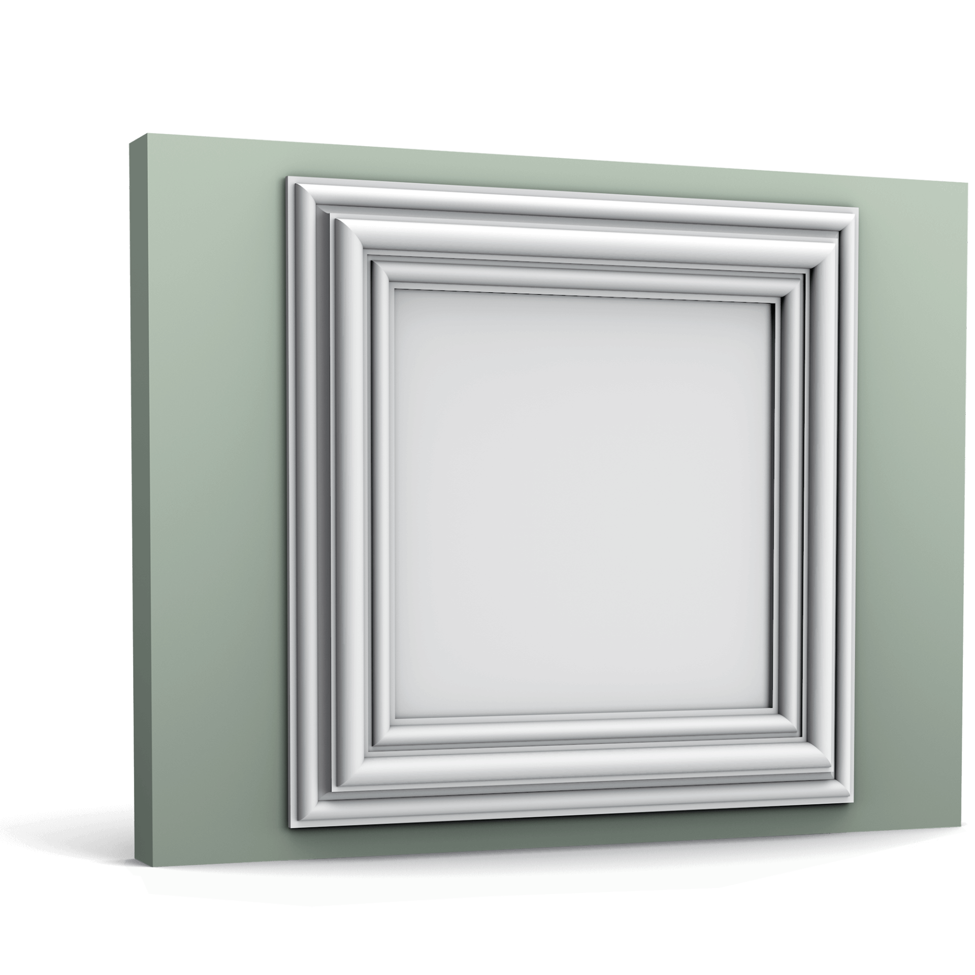 The W121 Wall Frame is unique: a ready-made wall panel with a lot of detail for easy, fast and beautifully finished installation. It is an economical solution for wall depth creation and can be made even more dynamic by filling it up with with our insert W122 or W123.